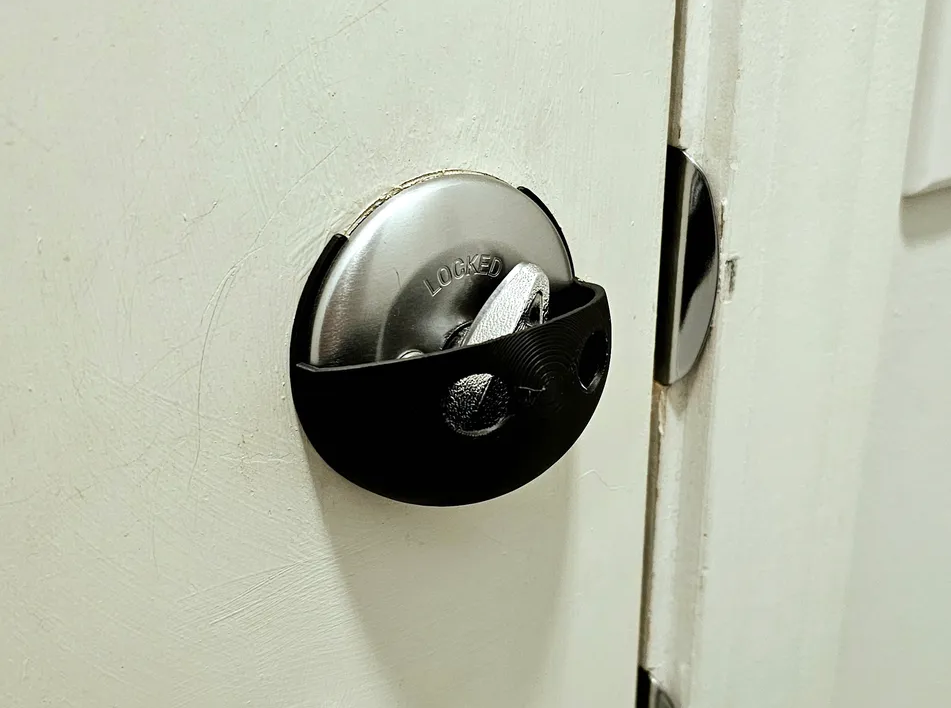 Deadbolt cover for child proofing