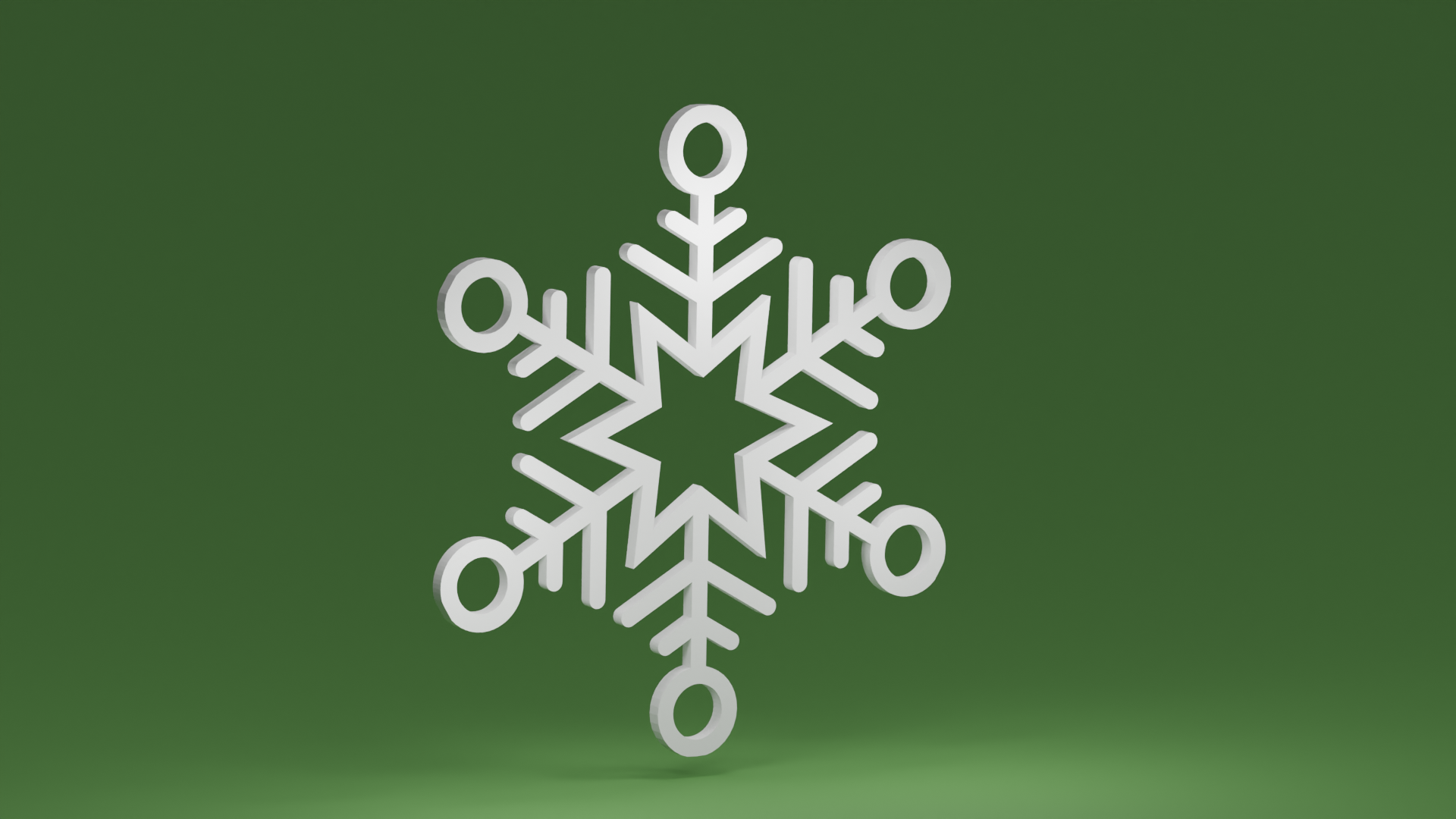 Snowflake 02 (Christmas tree ornament)