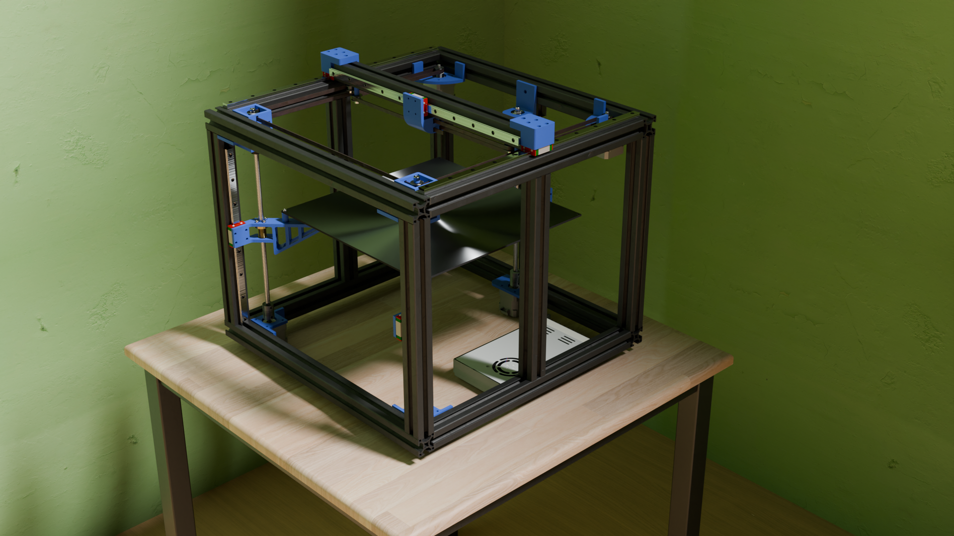 Simple CoreXY printer frame
