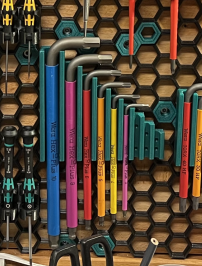 Wera Hex Keys Mount for Honeycomb storage wall