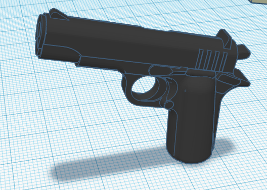 M1911 scaled and fixed for Brickman
