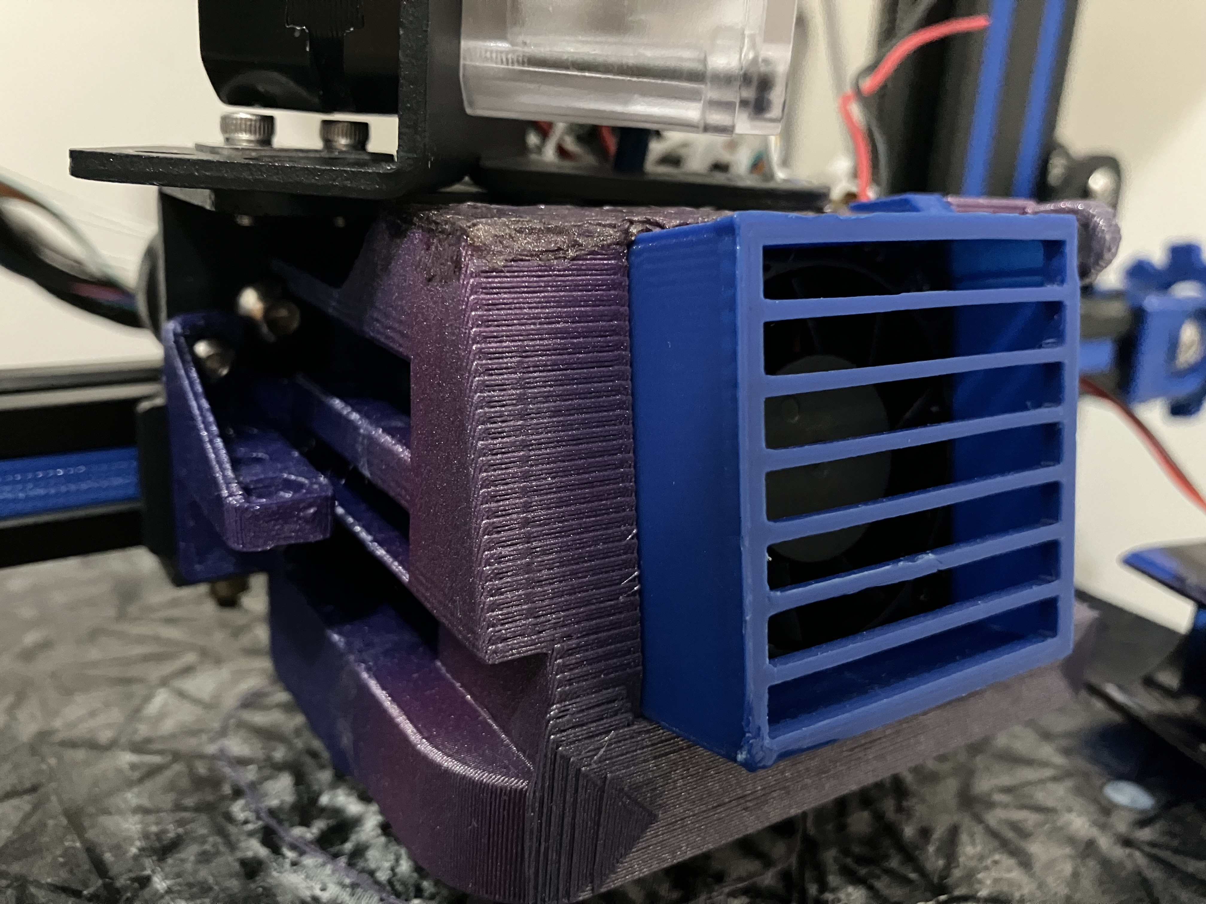 Giant 5015 Satsana Fan Duct For Ender 3 With E3d/Dragon/Mosquito hotend