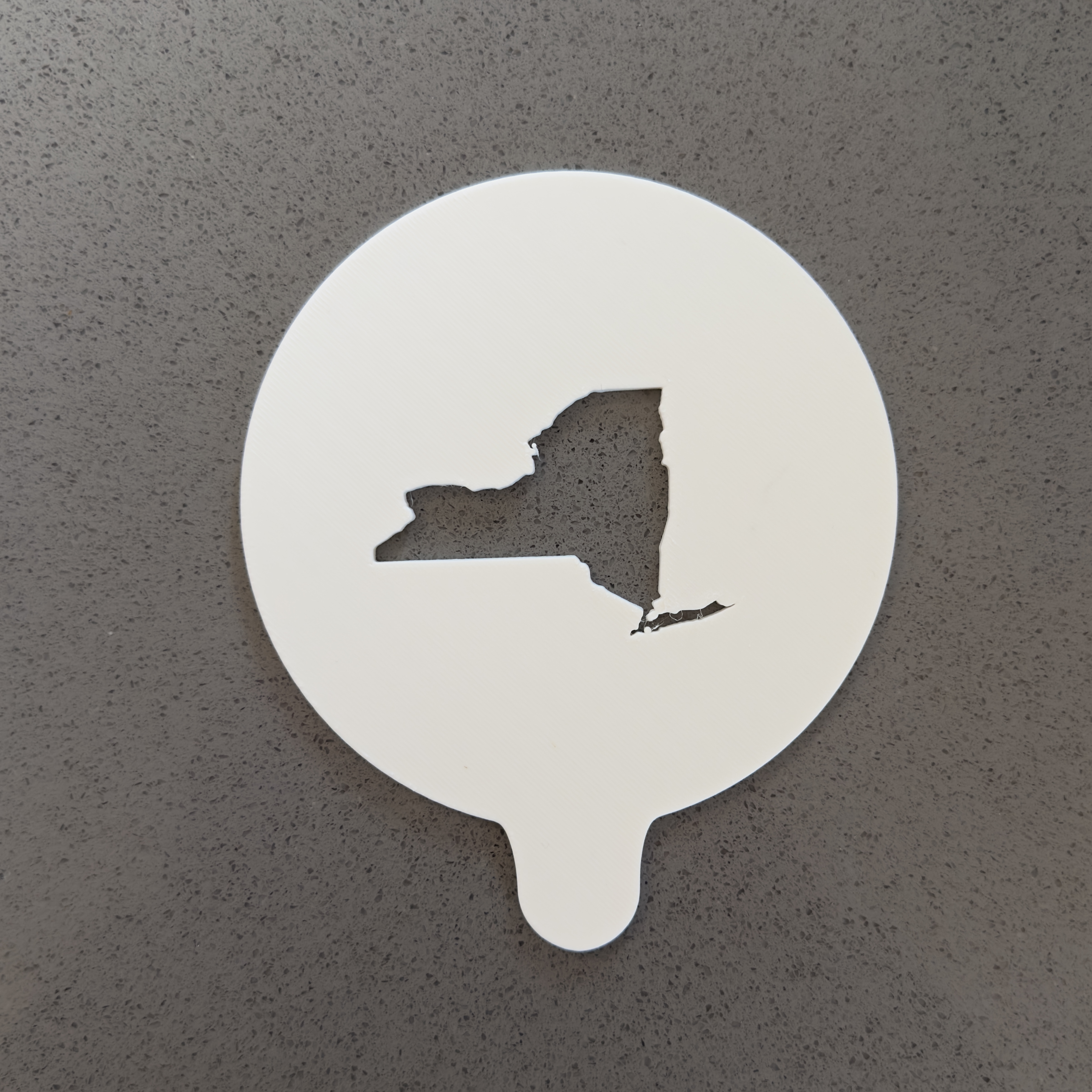 New York Coffee Stencil