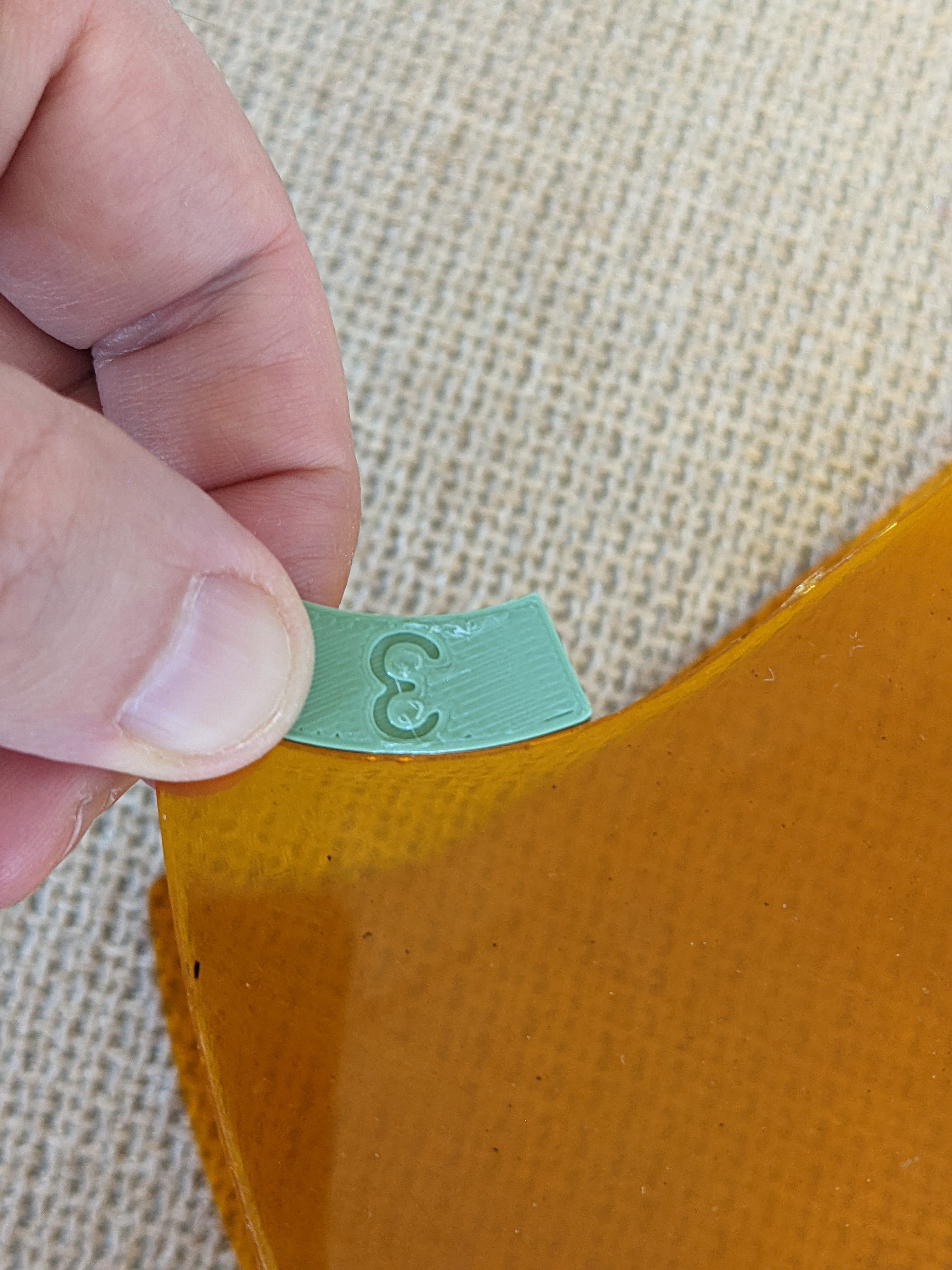 measurement tool for bows with large radius
