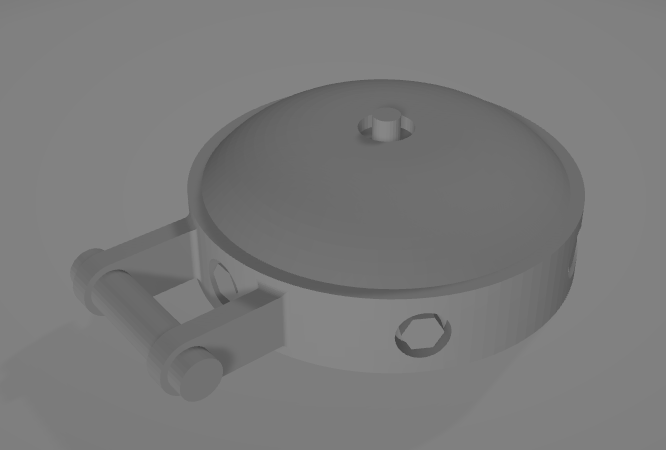 Grim dark landmine 28/32 mm