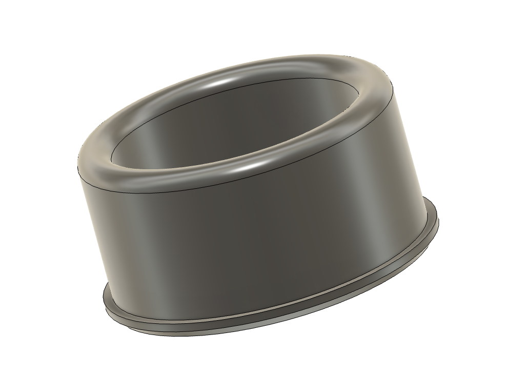 Cap for Filament Shelf customized for Gardinia rod  Ø20 mm