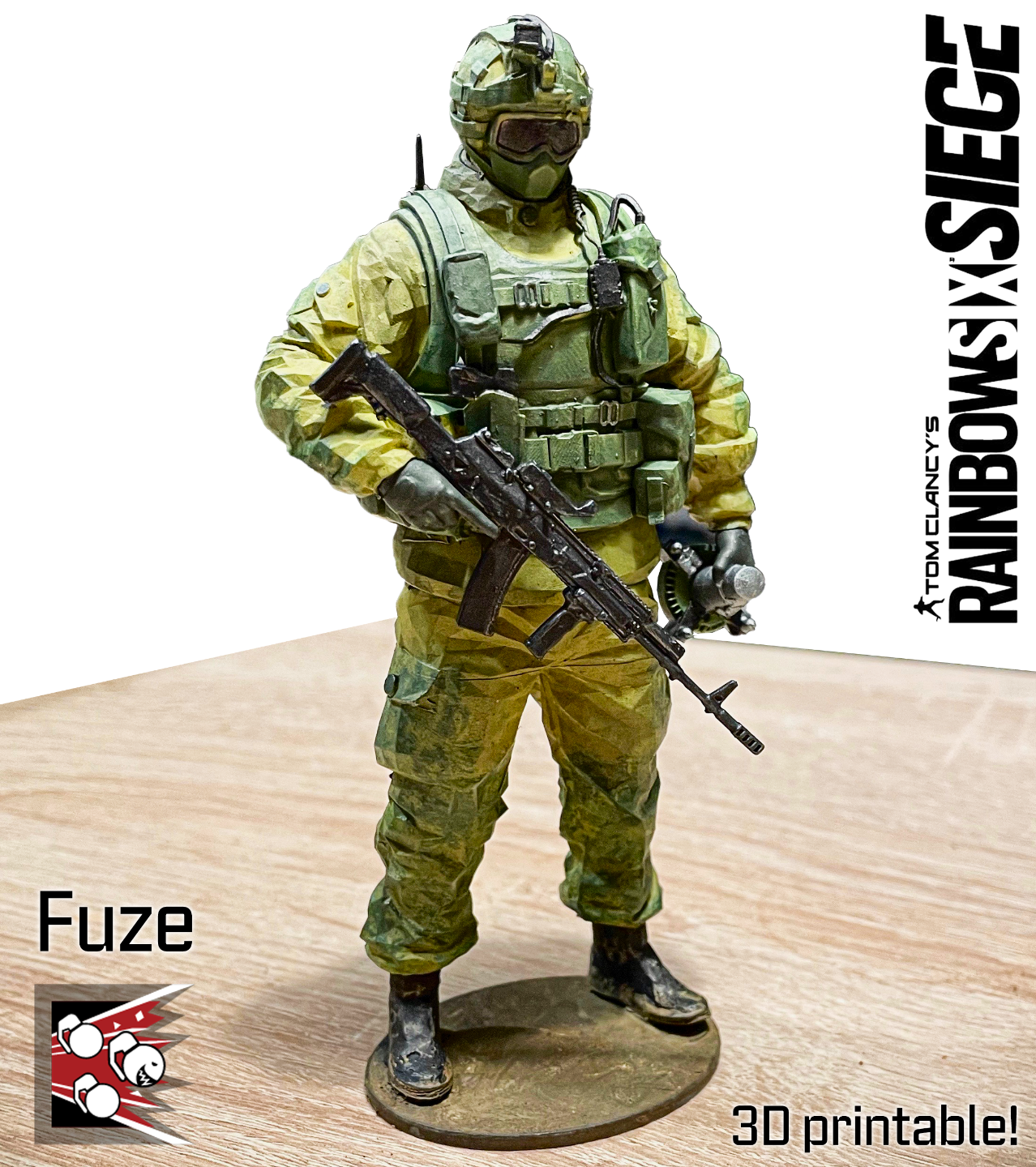 Fuze operator from Rainbow Six Siege (figurine/statue)