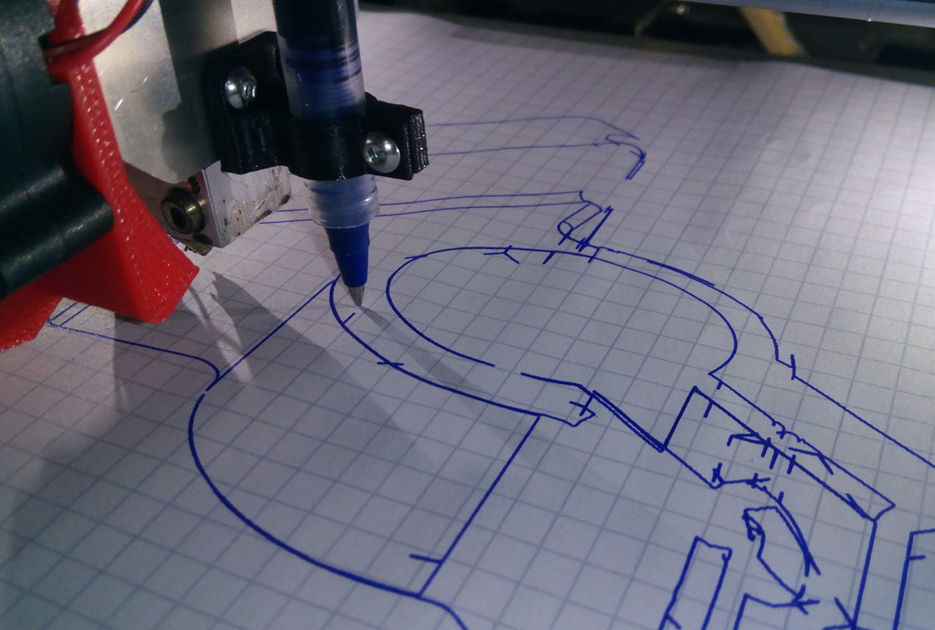 Pen plotter - draw on paper or create pcbs  Zonestar p802