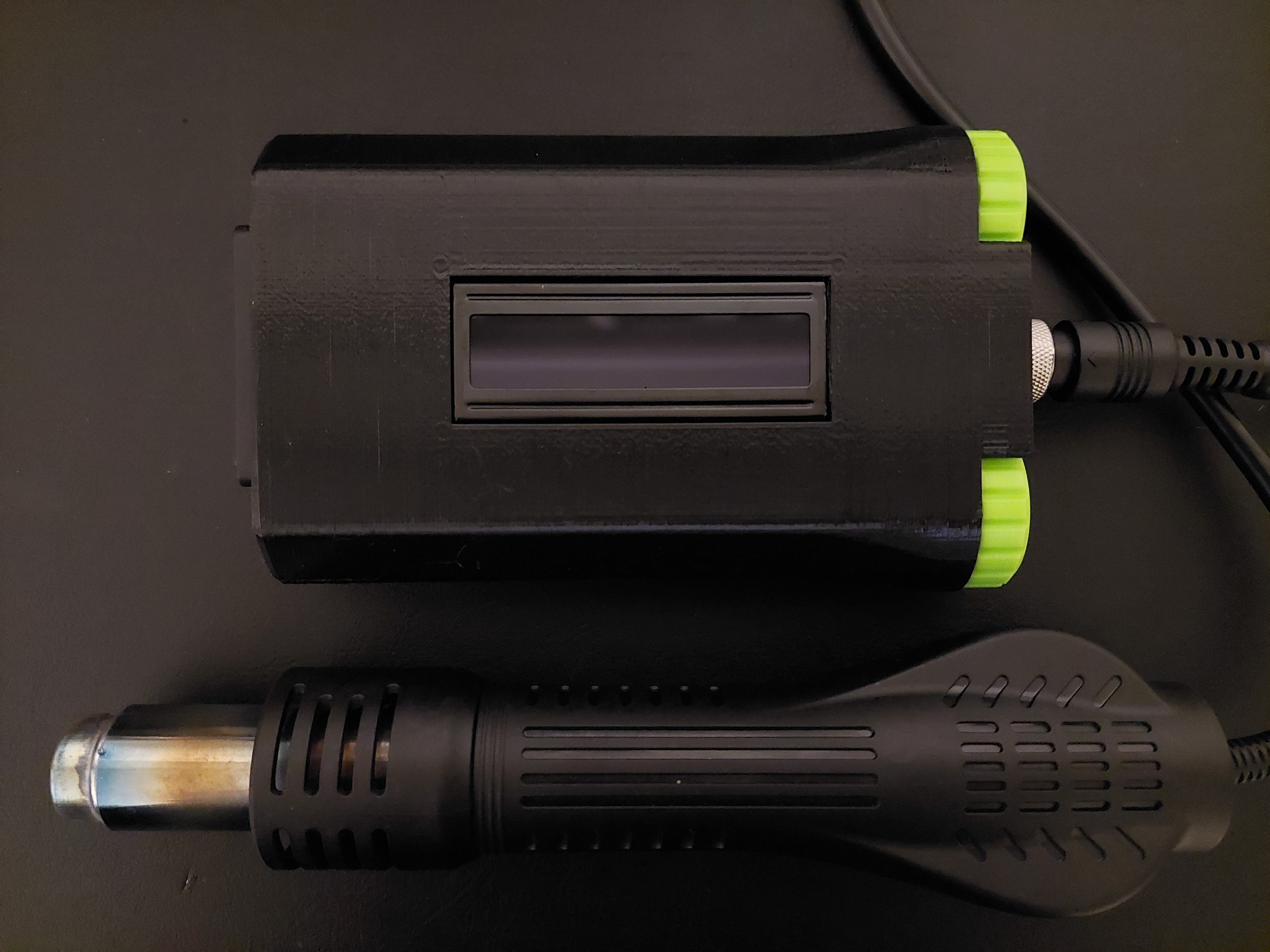 Compact hot air station case (858d heat gun)