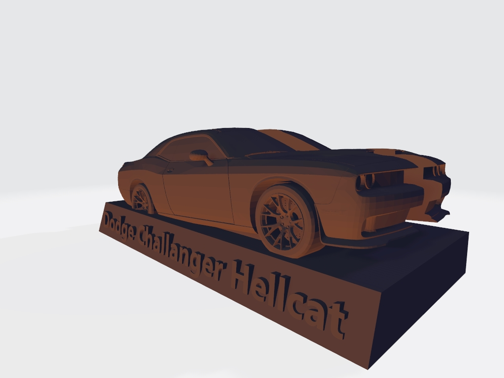 Dodge Challenger Hellcat businesscardholder
