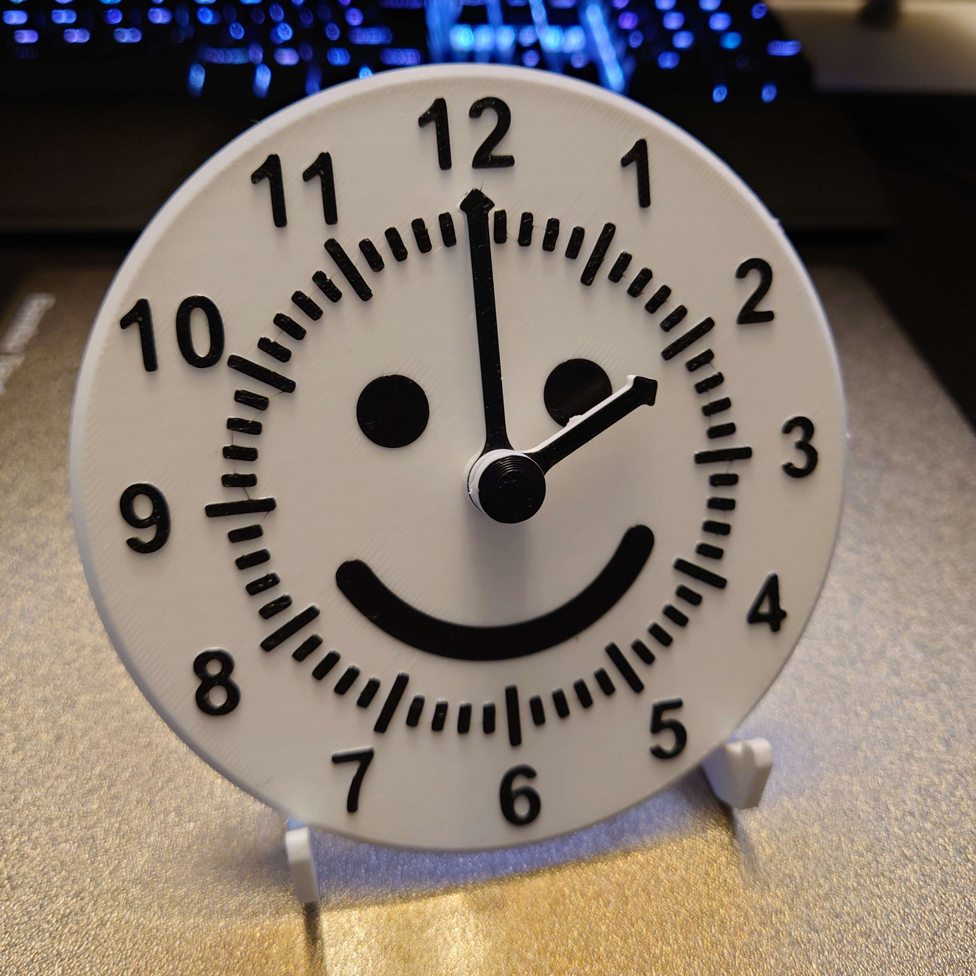 My first clock - Kit card