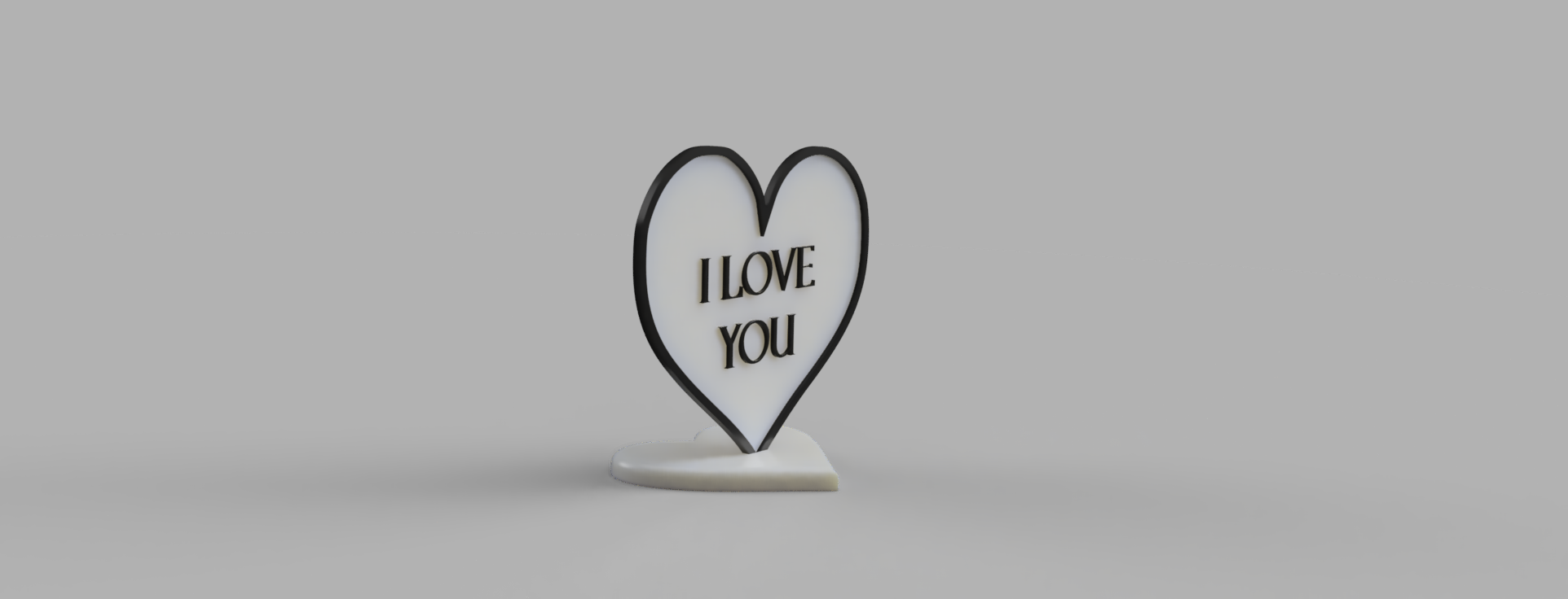 Valentine's card with stand