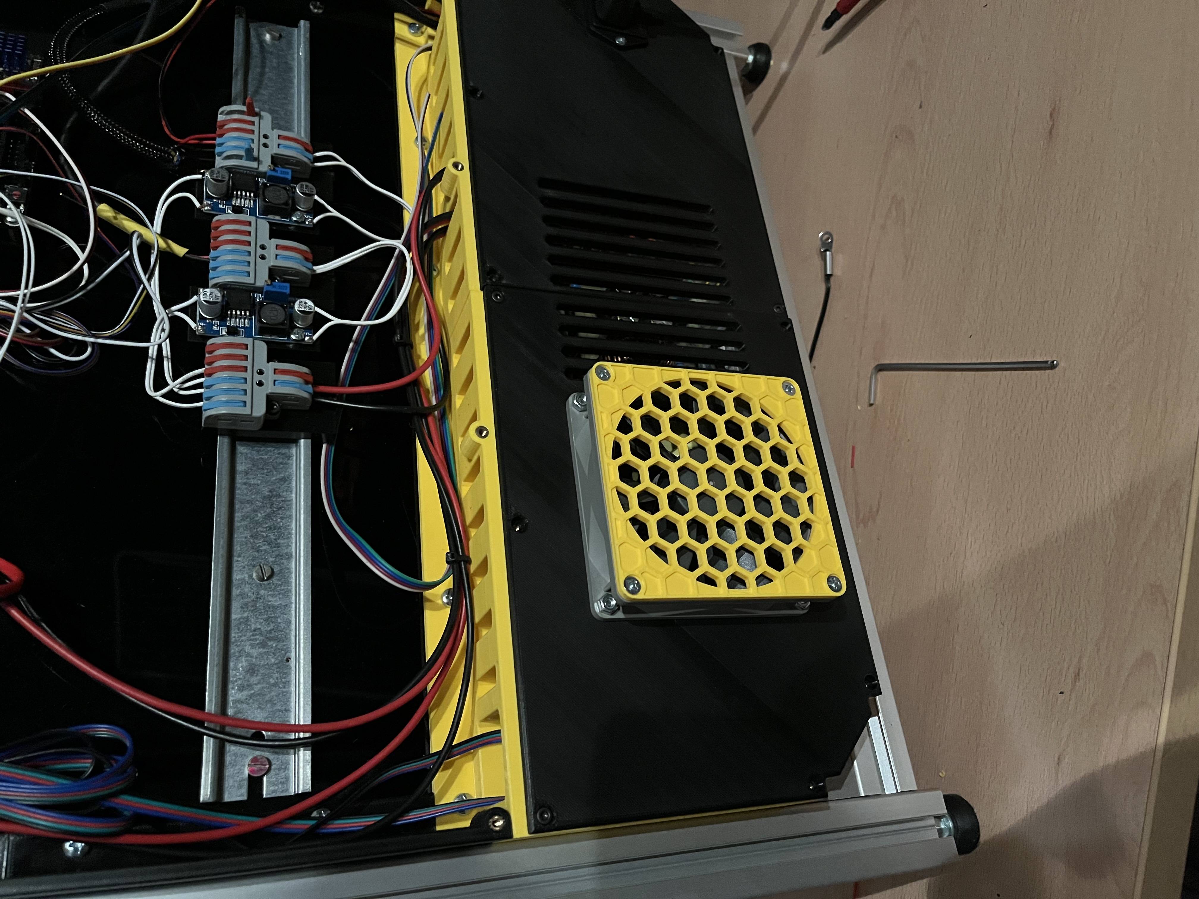 Hex Fan Grill for 92mm Fan