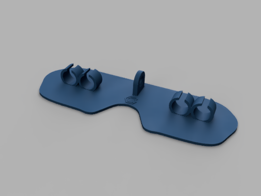 DJI goggles lens protector (with stock antenna holder)