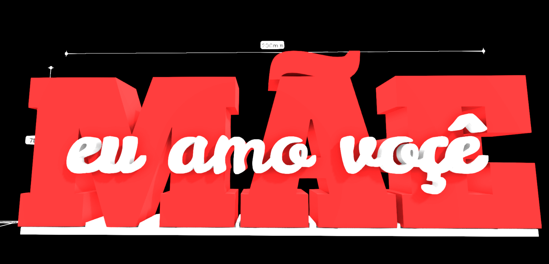 Mãe eu amo voce