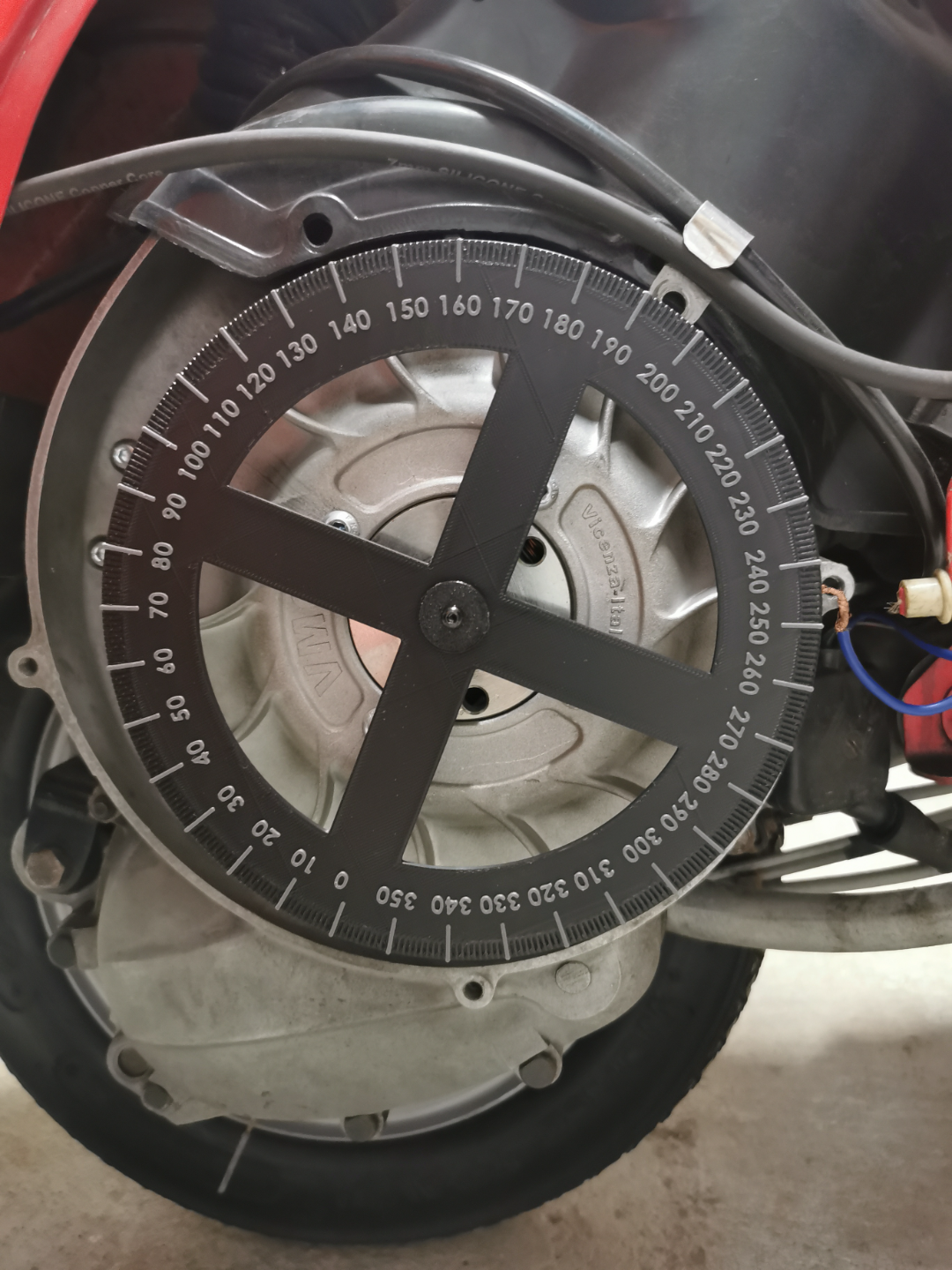 Disco graduato per messa in fase Vespa Piaggio