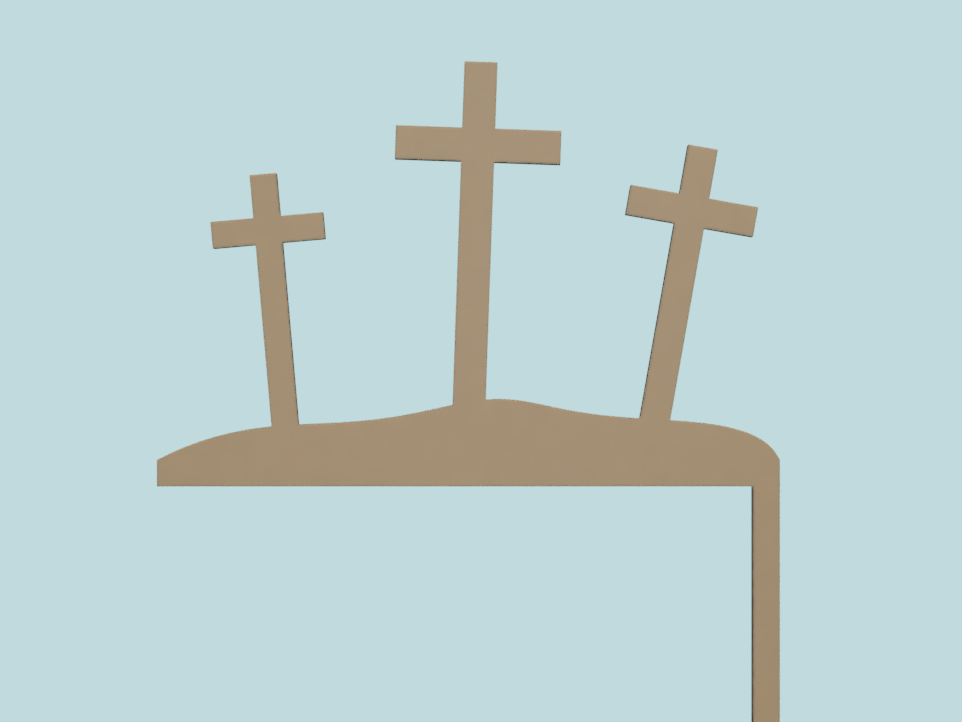 Door Topper - Golgotha
