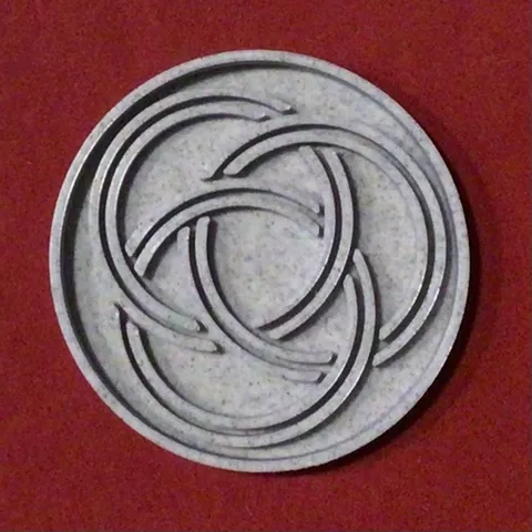 Celtic Knot Three Rings Coaster