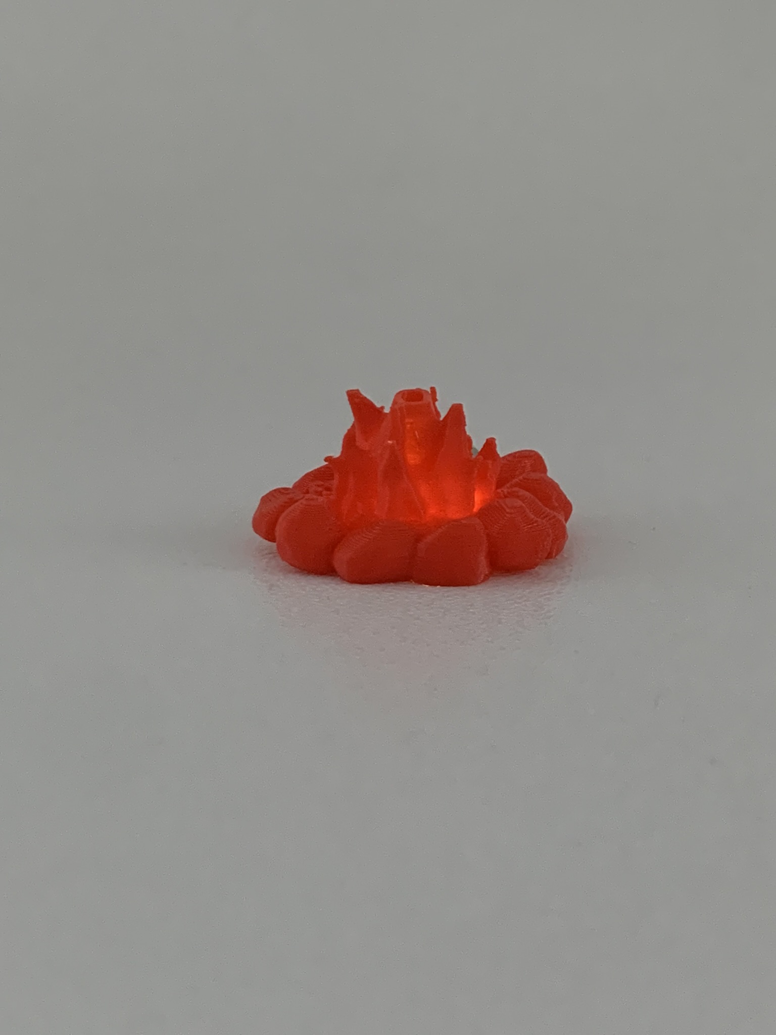 Led campfire diffuser