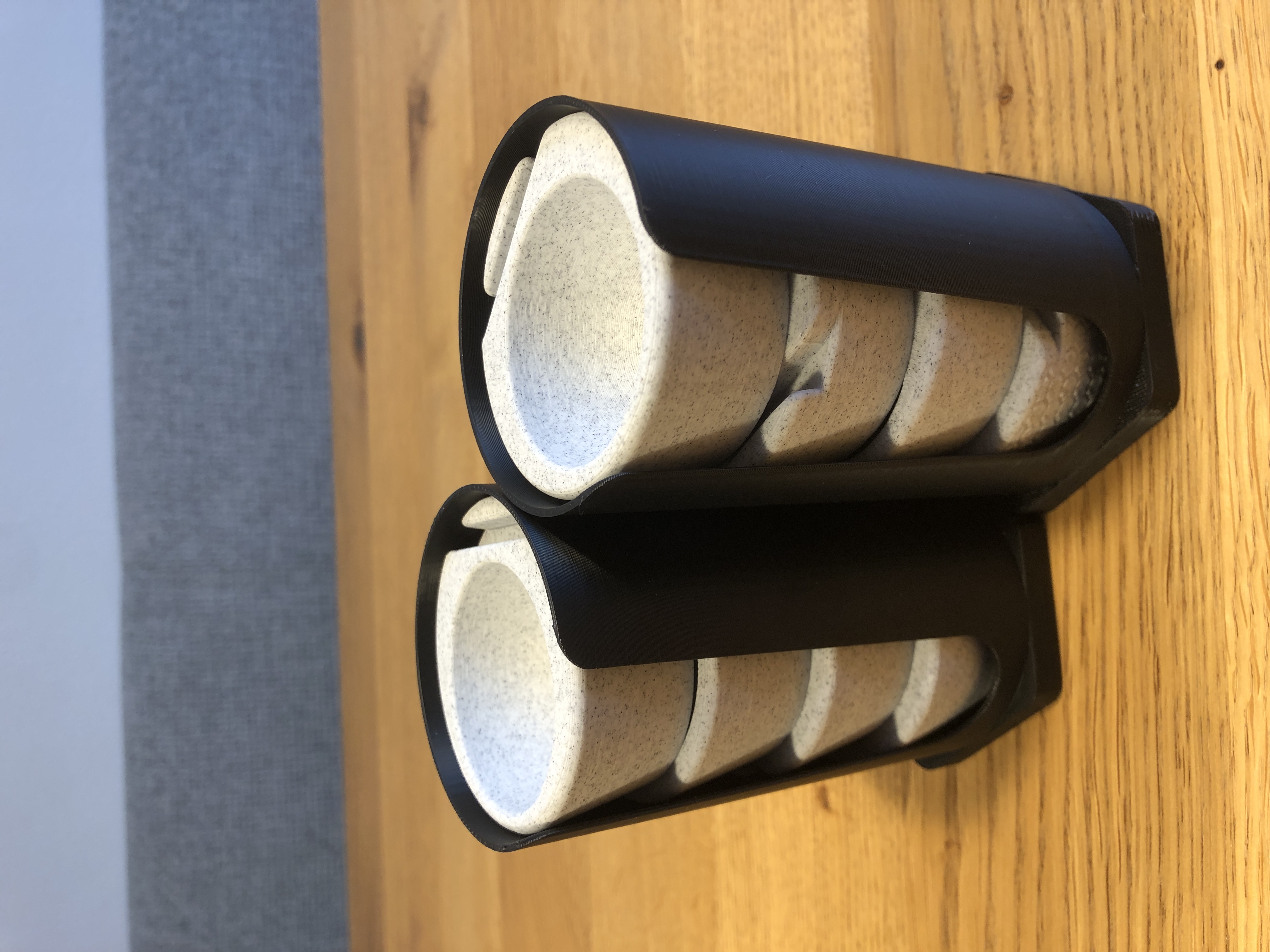Container for egg cups (expandable/stackable)