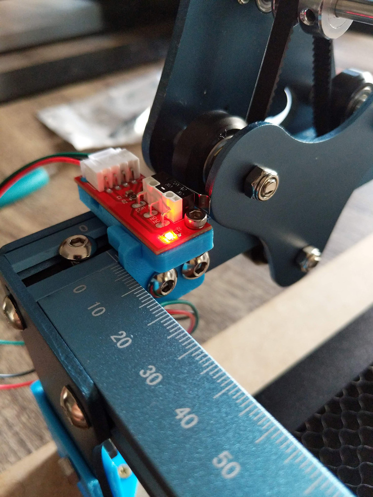 Sculpfun S10 limit switch mount - No loss of work area