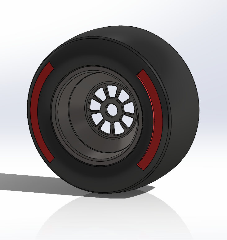 Formula Style Tire And Wheel