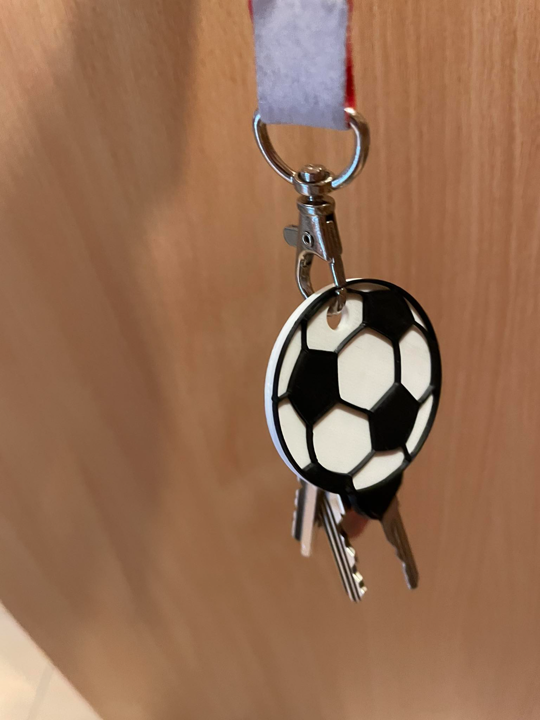 Football keychain