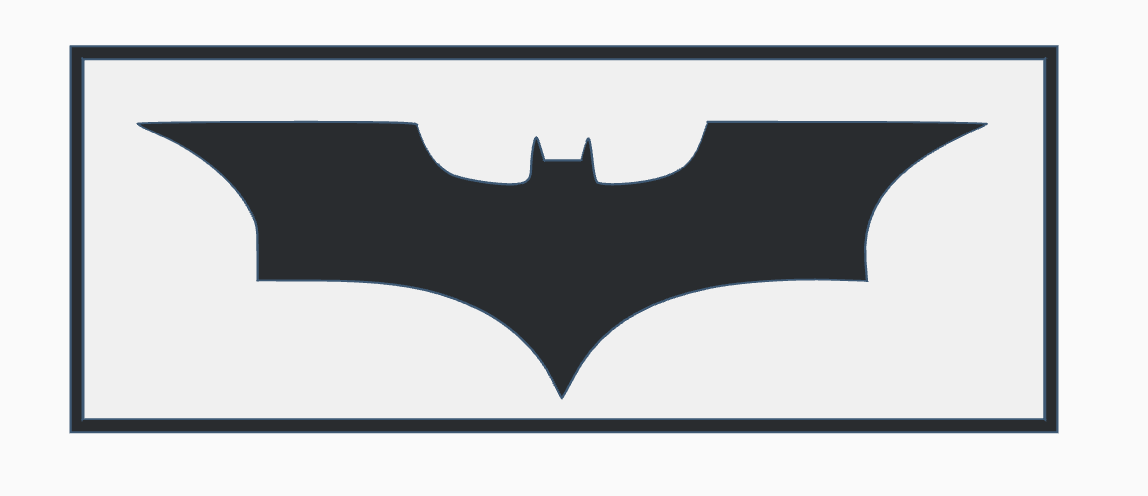 Batman Logo Frame