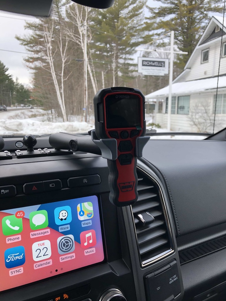 Warn Zeon Platinum Remote RAM Mount