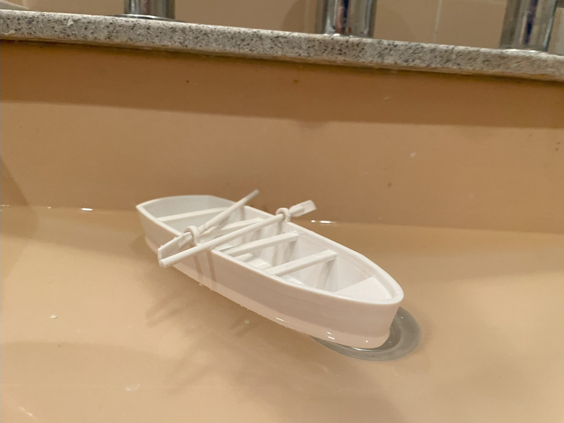 Model Rowboat w/ Oars