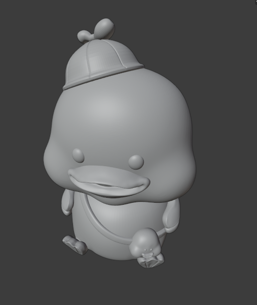 Cheerful Chubby Duck