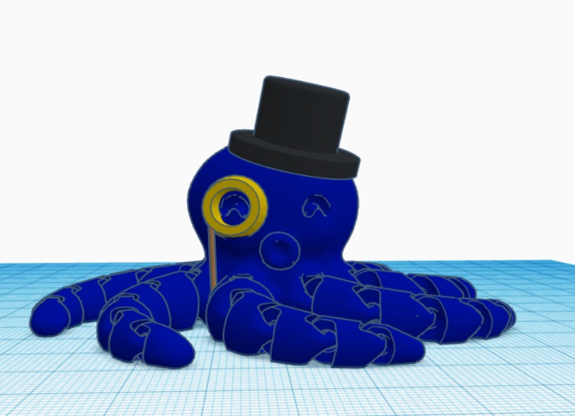 Cute little gentleman octopus (remix)