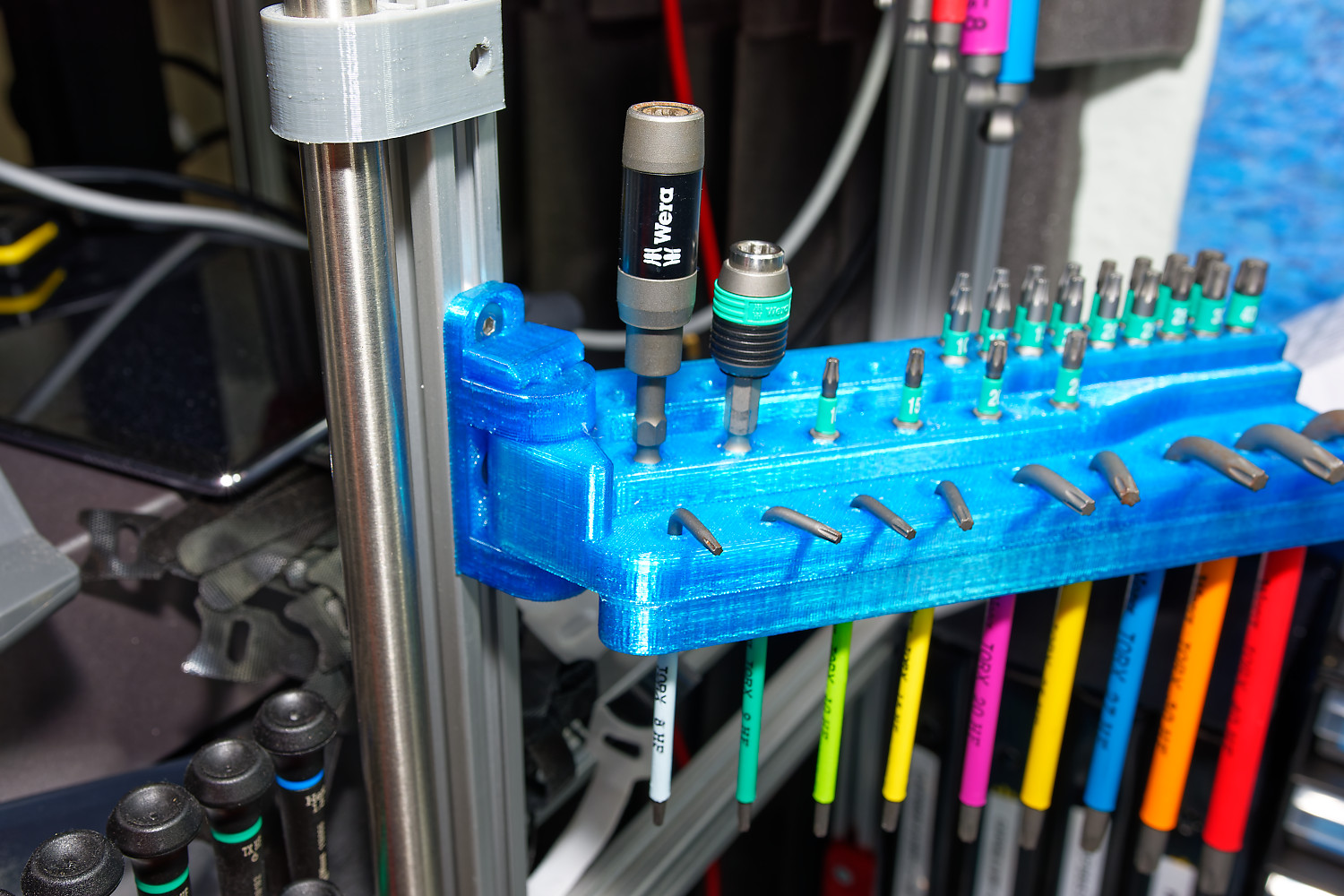 Swing Out Wera Torx Key Set Rack