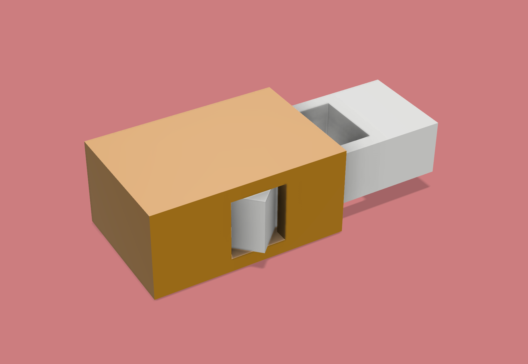 Simple 3D printable clip