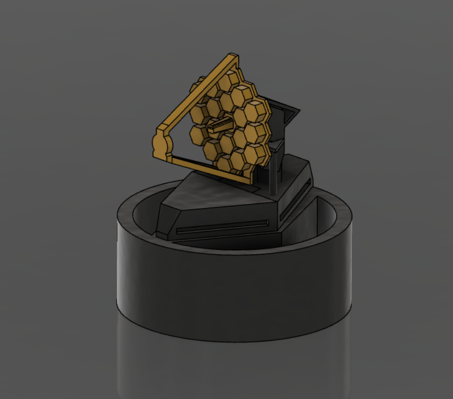 James Webb Space Telescope 45 Record Adapter