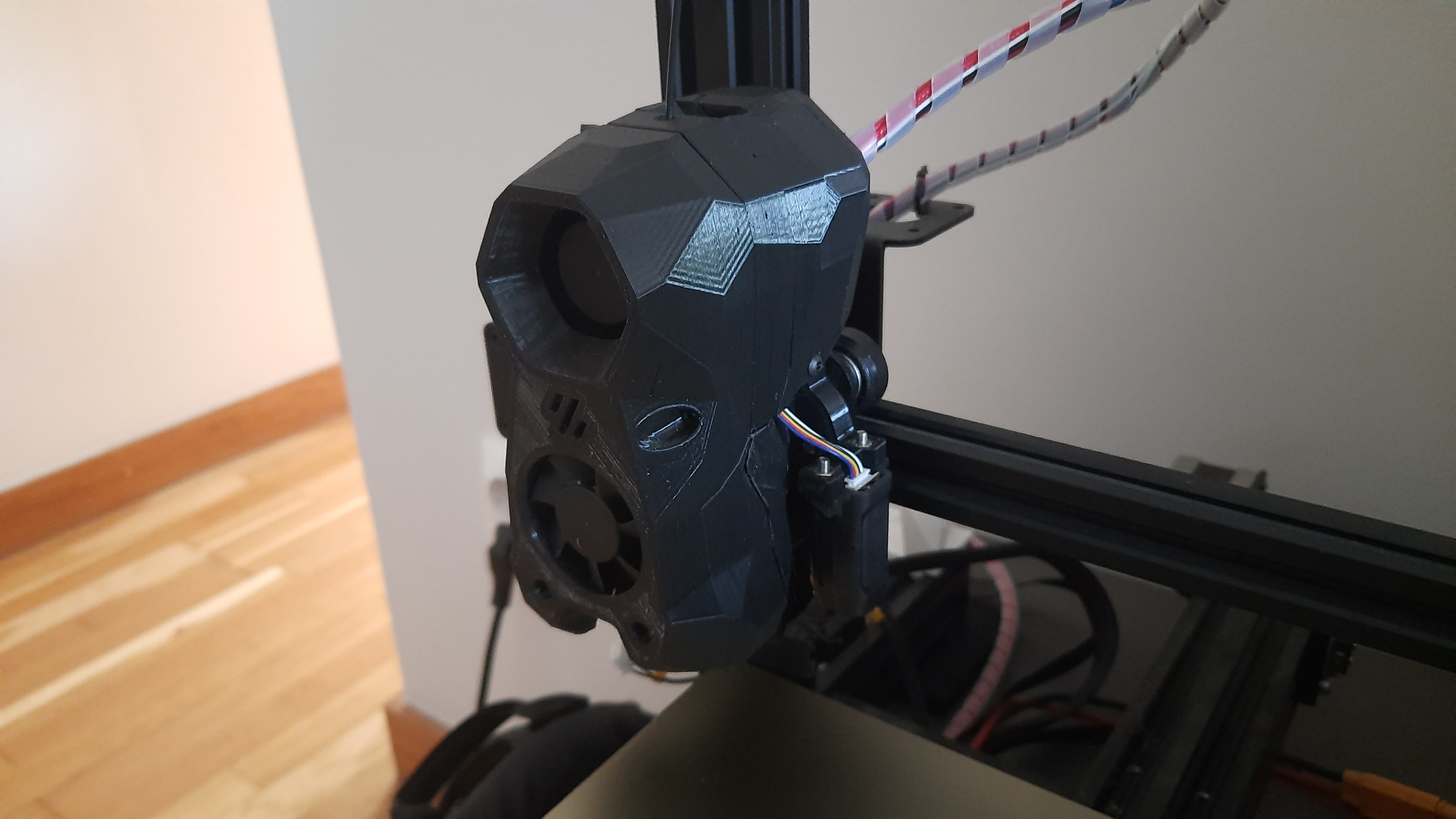 Ender 3/3 Pro Stealthburner mount with CR-Touch