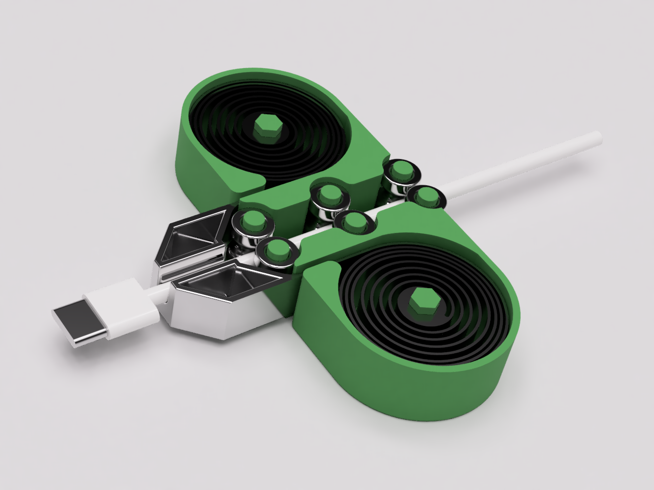 Retracting Cable Organizer (work in progress)