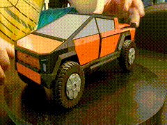 Transforming Cybertruck Supercar