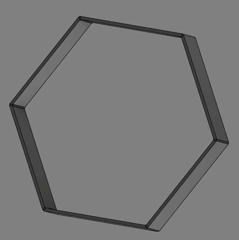 Hex shelf segments