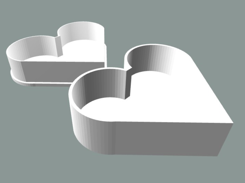 Heart shaped jewellery box