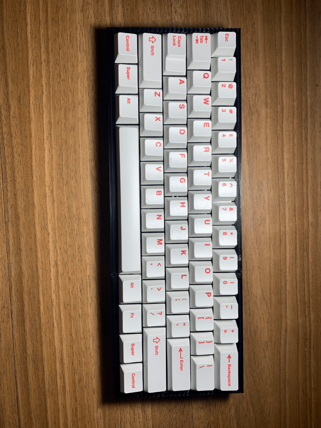 60% keyboard (Tofu60) (fits on one build plate)