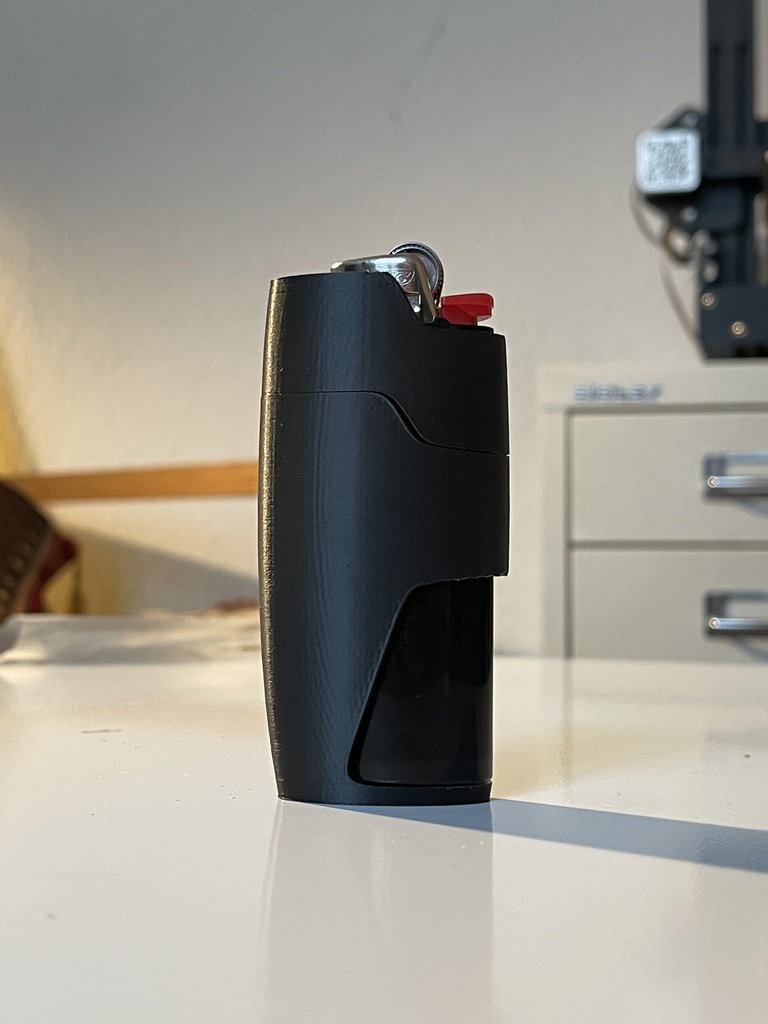 Compact BIC Lighter Case