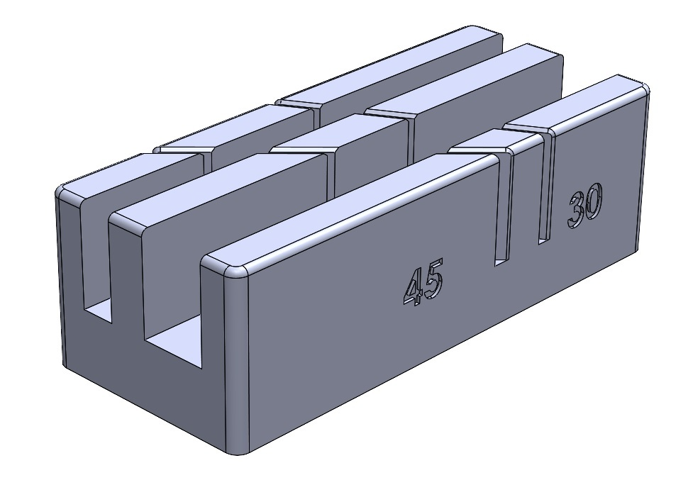 Mitre Box 60 45 30 degrees _ Sawing under an angle