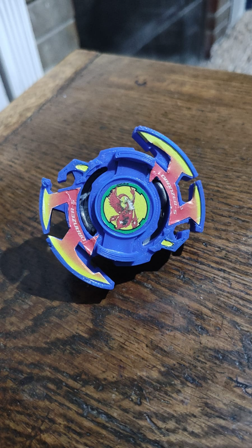 Dranzer Spiral S from beyblade plastic gen to Beyblade Burst system