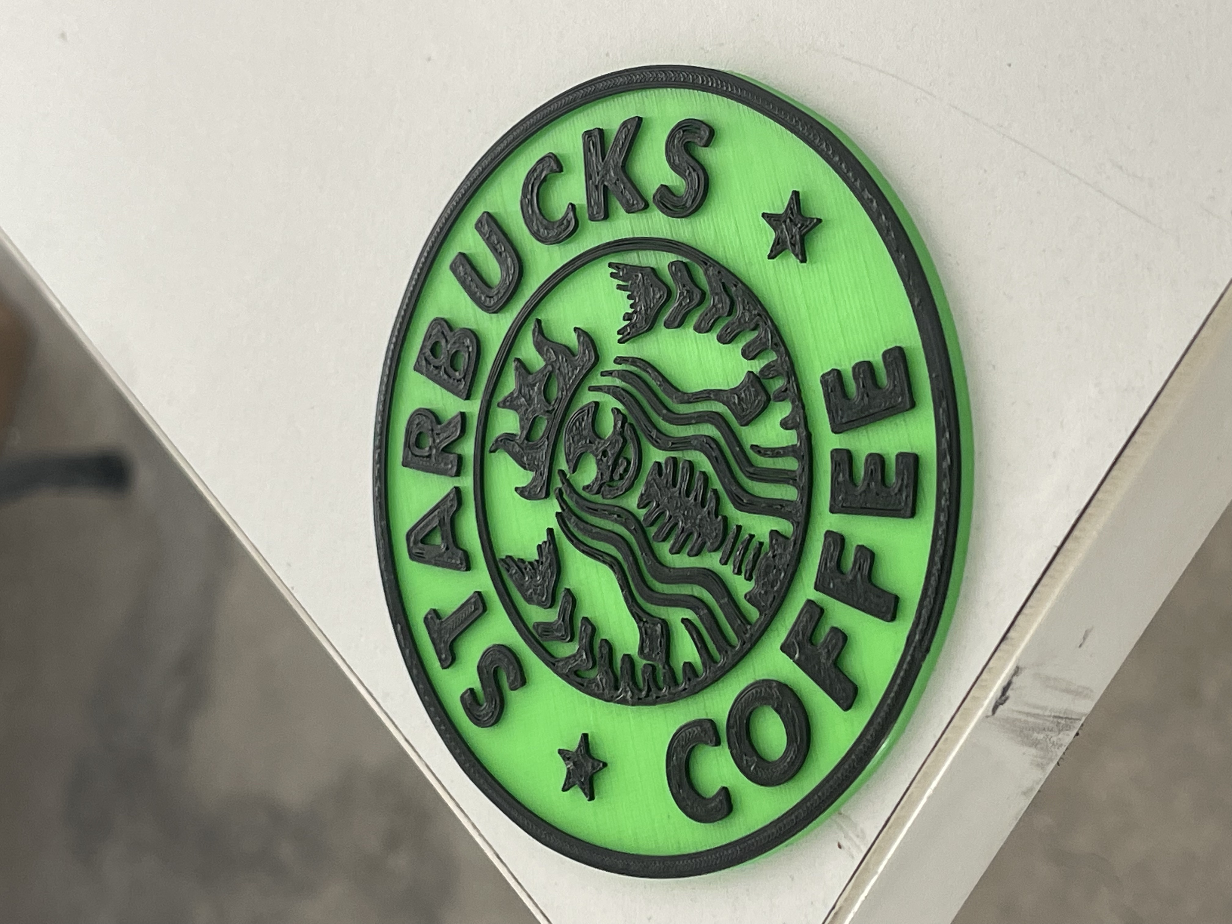 Skull Starbucks Coaster