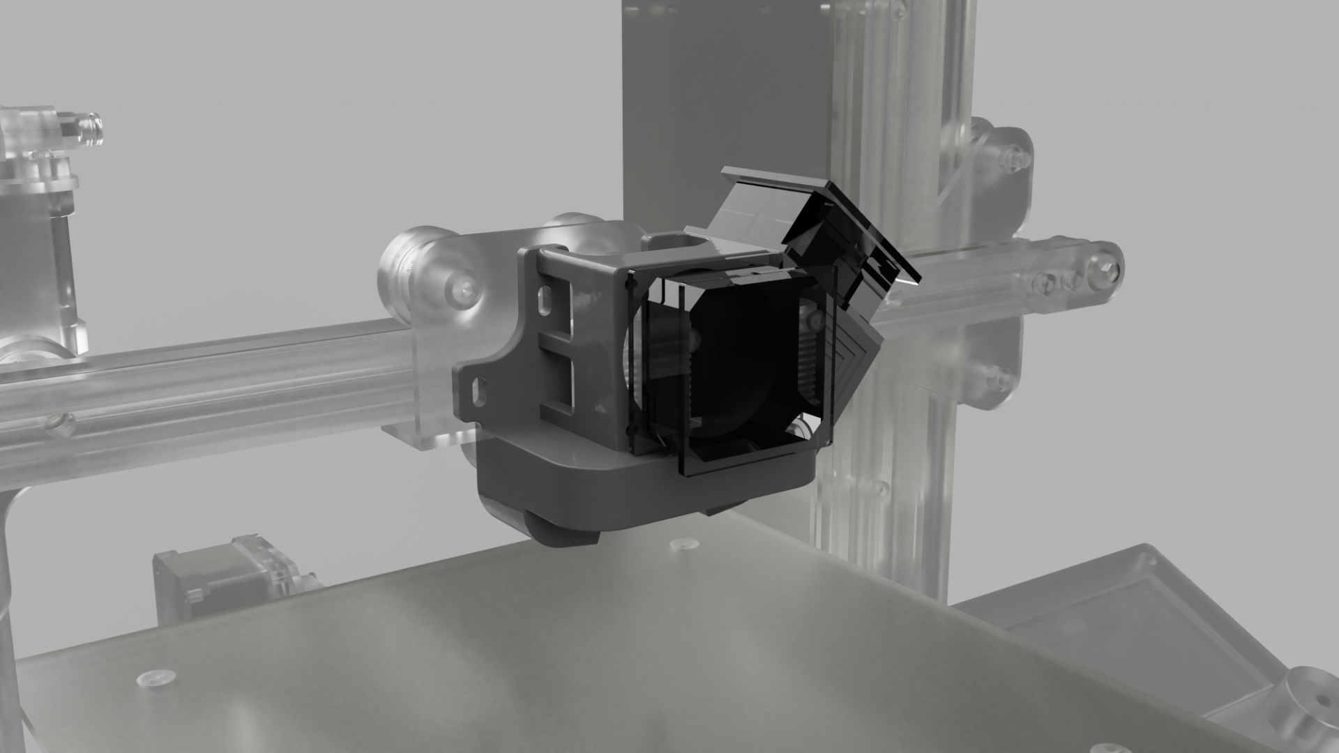 Ender 3 Dual 4020 Fan Duct - Satsana Remix