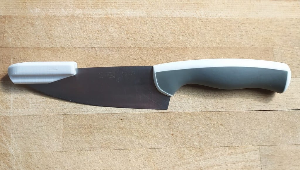 Detachable second handle for knife