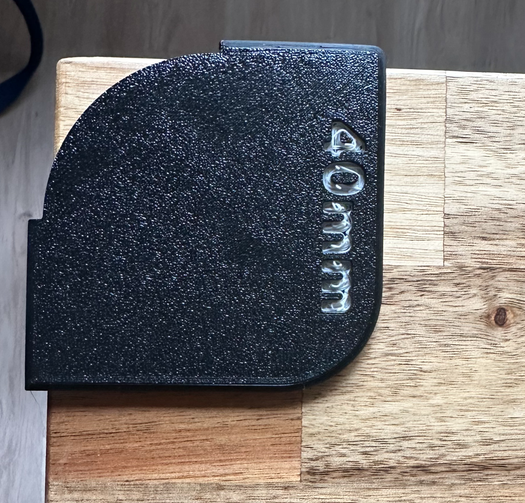 Router template for round over corner - 30mm and 40mm radius