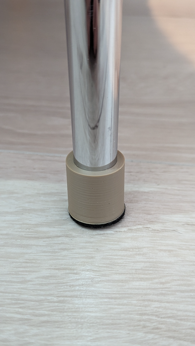 Stuhlbeinschutz mit Filz