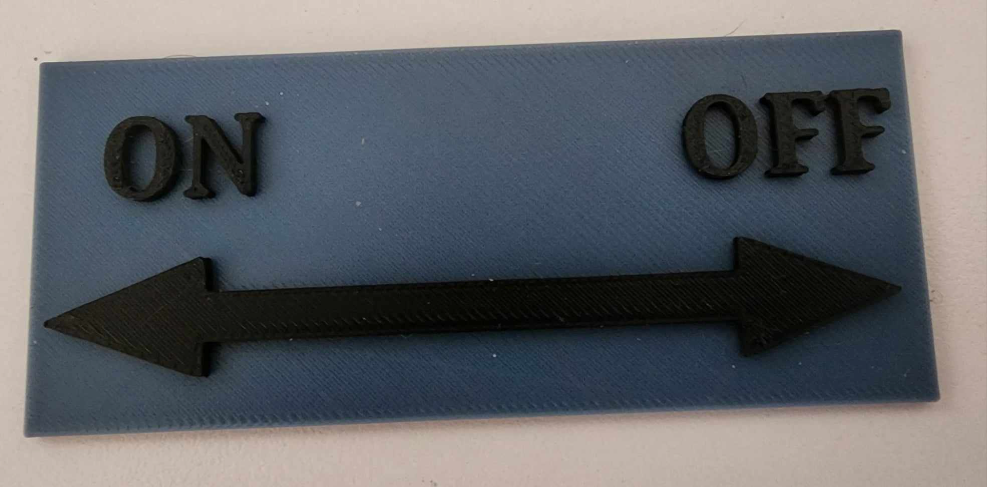 Tap On/Off Sign